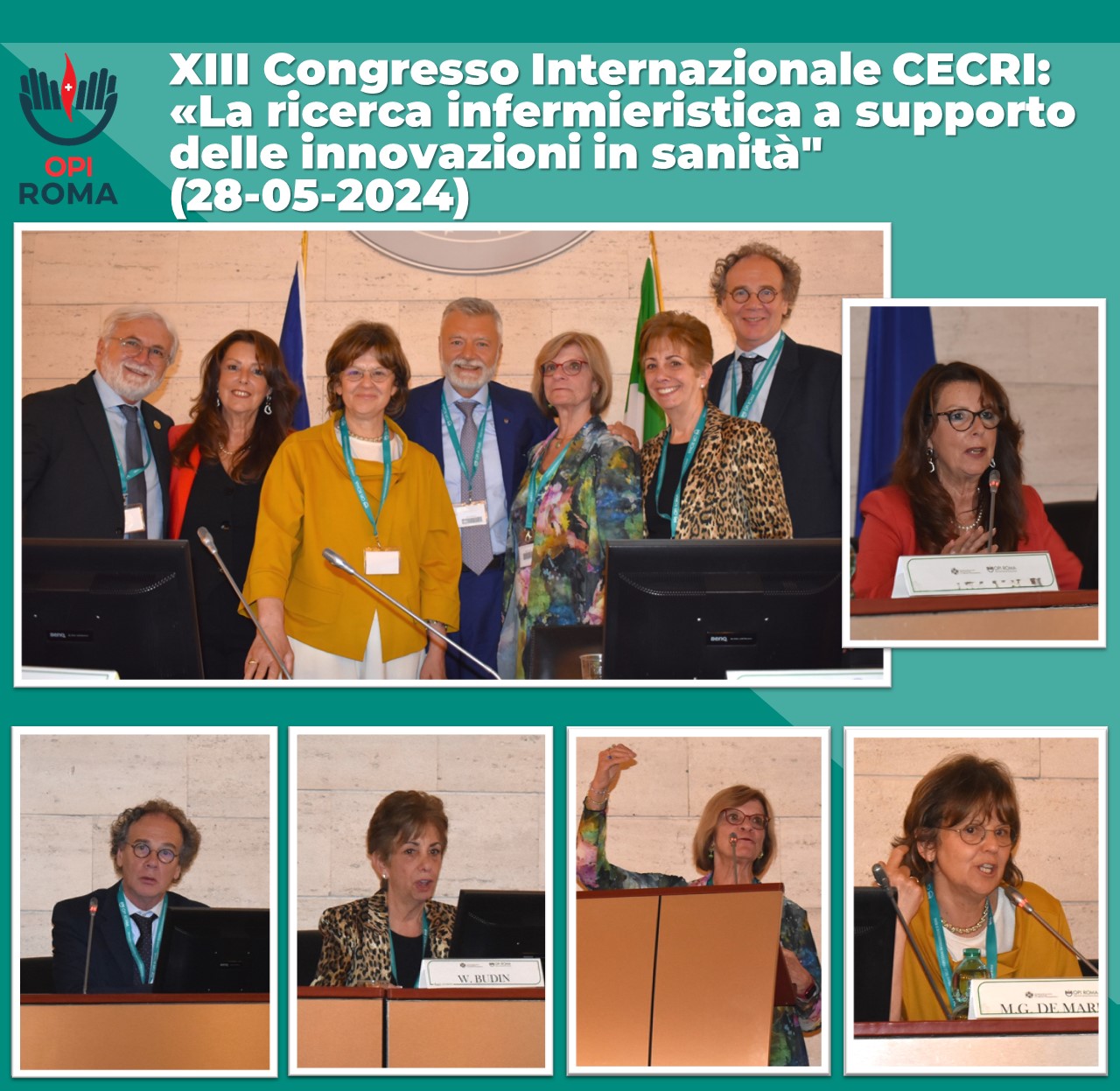 XIII Congresso Internazionale CECRI – La ricerca infermieristica a supporto delle innovazioni in sanità (28-05-2024)